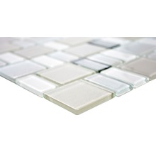 Mozaic sticlă Dazzle 36P crem 30x30 cm