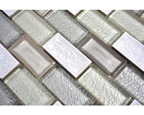 Plăci de mozaic din sticlă de formă dreptunghiulară