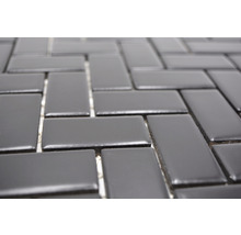 Mozaic piscină ceramic CHB 06BM negru 30x30 cm
