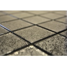 Mozaic sticlă CM 4BL22 negru 30x30 cm