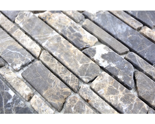 Plăci de mozaic din piatră naturală în formă alungită