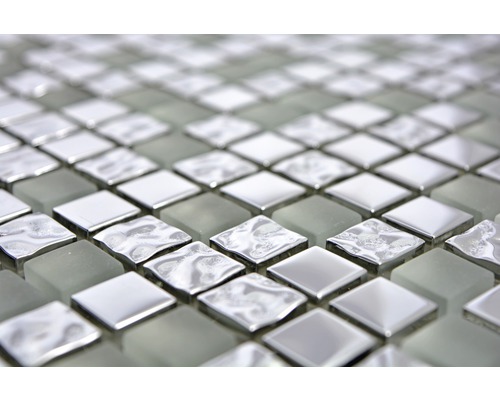 Prim-plan cu plăci de mozaic pentru interior