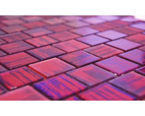 Plăci de mozaic pătrate din sticlă