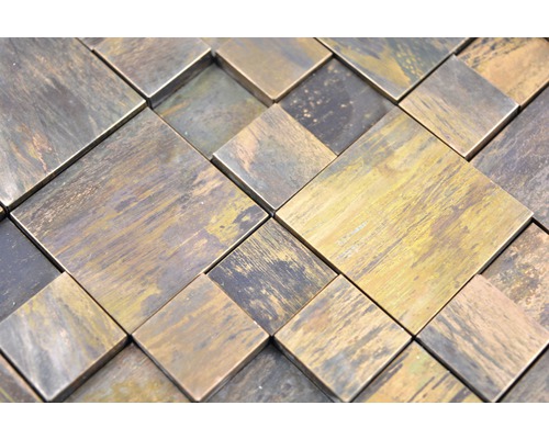 Plăci pătrate de mozaic din metal