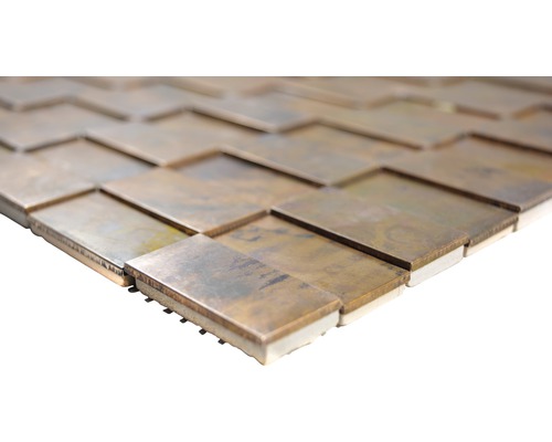 Placă de mozaic din metal pentru designul pereților și pardoselilor