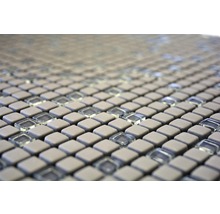 Mozaic sticlă CUBA 05G gri 30,5x30,5 cm