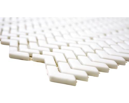 Placă de mozaic ceramic, model chevron