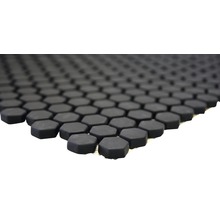 Mozaic sticlă CUBA HX11B negru 29x29,5 cm