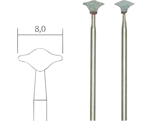 Instrument de lustruire cu o dimensiune de 8,0 mm