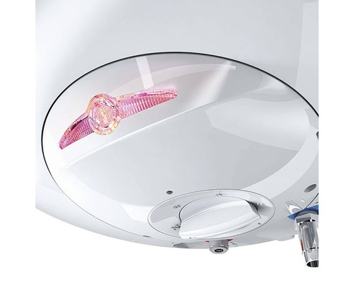 Imagine detaliată cu un boiler cu regulator de temperatură