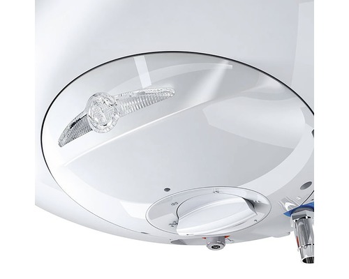 Vizualizare detaliată a unui boiler cu regulator de temperatură