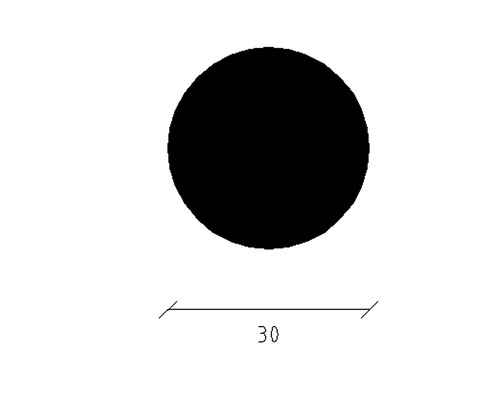Cerc cu diametrul de 30