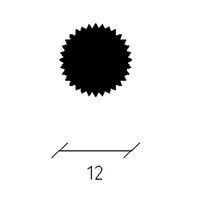 Simbol pentru o dimensiune de 12 unități