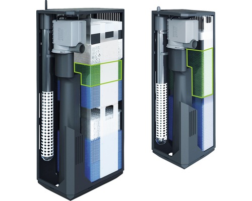 Filtre interne pentru acvarii cu materiale filtrante