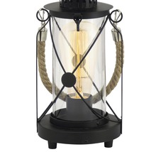 Veioză vintage Bradford E27 max. 1x60W, negru