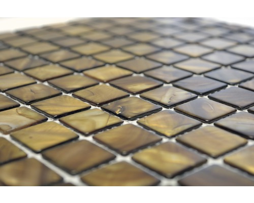 Plăci mozaic din sticlă, aranjate pătrat