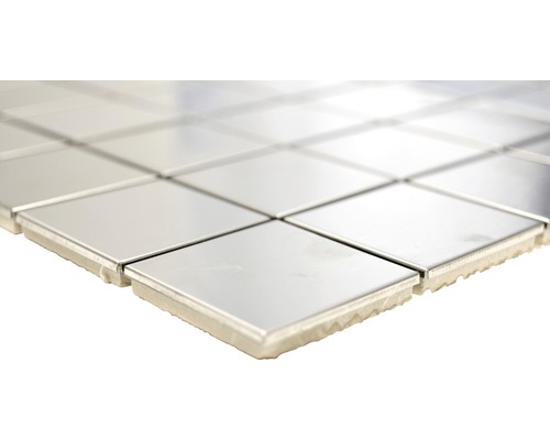 Plăci de mozaic metalice pătrate pentru designul pereților și podelelor