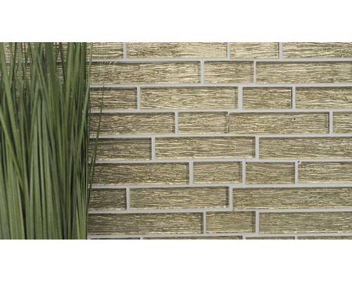 Plăci de placare din sticlă cu design de cărămidă