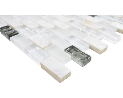 Placă de mozaic din sticlă și piatră naturală