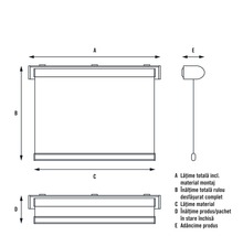 Stor mini Relax gri 42,5x150 cm-thumb-1