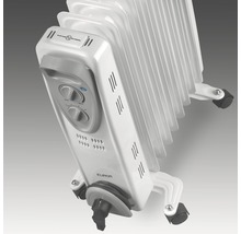 Radiator cu ulei alb cu roți