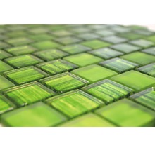 Mozaic sticlă XCM CF83 verde 28,6x31,8 cm