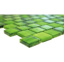 Mozaic sticlă XCM CF83 verde 28,6x31,8 cm