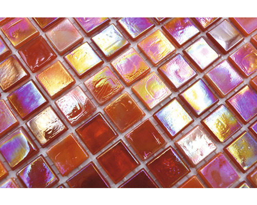 Plăci de mozaic din sticlă, aranjate pătrat