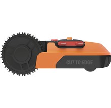 Vedere laterală robot de tuns iarba