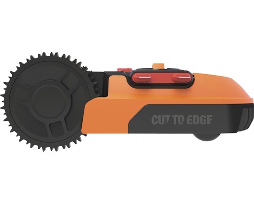 Vedere laterală robot de tuns iarba