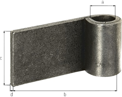 Balamală metalică cu dimensiuni