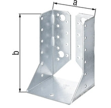 Papuc tip B grindă lemn Alberts 80x120x2 mm, oțel zincat Sendzimir-thumb-2 Papuc tip B grindă lemn Alberts 80x120x2 mm, oțel zincat Sendzimir-thumb-2