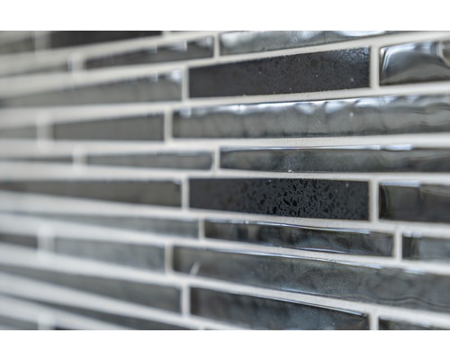 Plăci de mozaic în aranjament orizontal