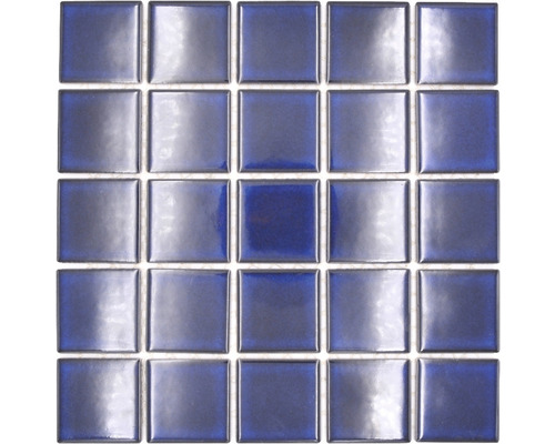 Mozaic piscină ceramic SD 651N albastru 30,4x30,4 cm Placă mozaic pătrată