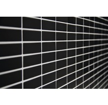 Mozaic piscină ceramic ST 350 negru mat 29,1x30 cm