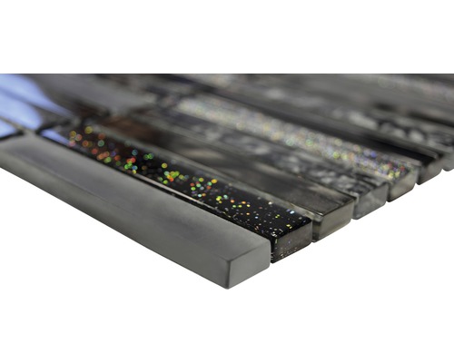 Placă de mozaic cu sticlă și particule de sclipici