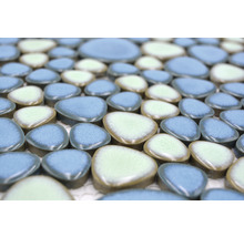 Mozaic piscină ceramic XKM 79 mix albastru-verde 30x30 cm