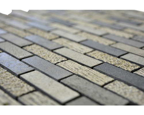 Plăci mozaic dreptunghiulare din piatră