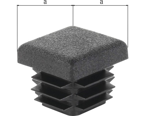 Capac de protecție pătrat din plastic