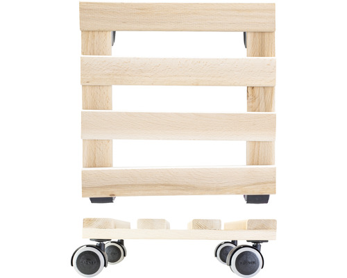 Placă cu role din lemn cu roți