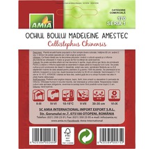 Ambalaj cu informații despre cultivarea crăițelor