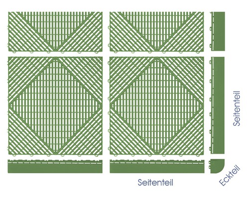 Sistem de plăci cu clic cu parte laterală și element de colț