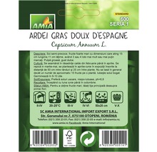Pachet de semințe de ardei gras