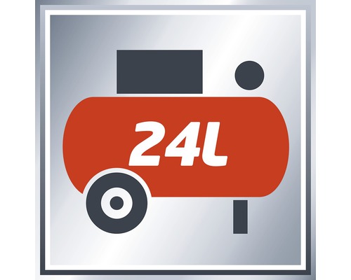 Simbol pentru un compresor de 24 litri