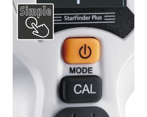 Prim-plan cu comenzile unui dispozitiv StarFinder Plus