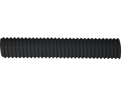 Furtun negru flexibil de protecție a cablurilor