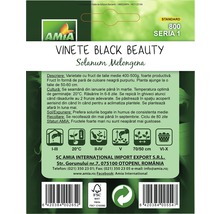 Semințe legume Amia vinete negre