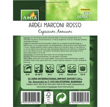 Pachet de semințe pentru ardei Marconi Rosso