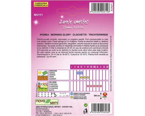 Pachet de semințe zorele