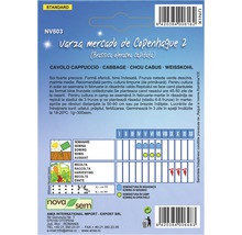 Pliculeț de semințe varză de căpățână soiul Copenhagen 2
